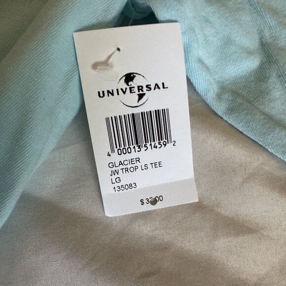 NWT L/Large Universal Studios Jurassic World Blue Long Sleeve Women's T-Shirt - Picture 7 of 7